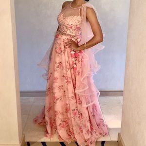 Designer lengha worn once